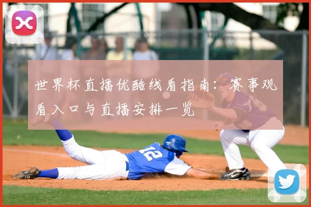 世界杯直播优酷线看指南：赛事观看入口与直播安排一览